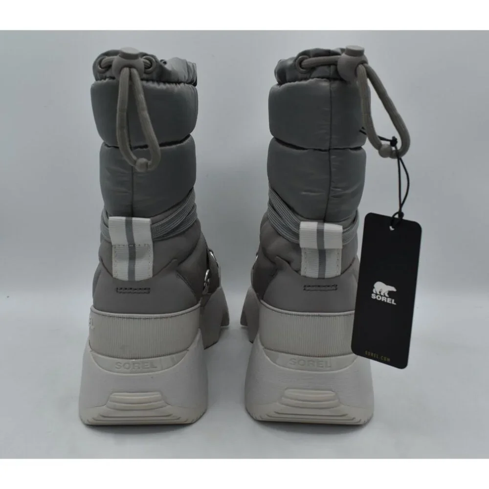 Sorel Women 9.5 Kinetic Impact NXT Chrome Grey Moonstone Waterproof Winter Boots